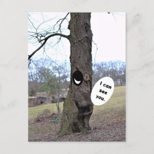 Carte postale de photo Funny Tree