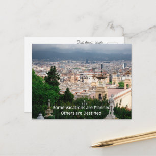 Carte postale de photographie de voyage Wanderlust