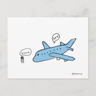 carte postale de piratage