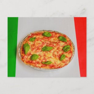 CARTE POSTALE DE PIZZA ITALIENNE