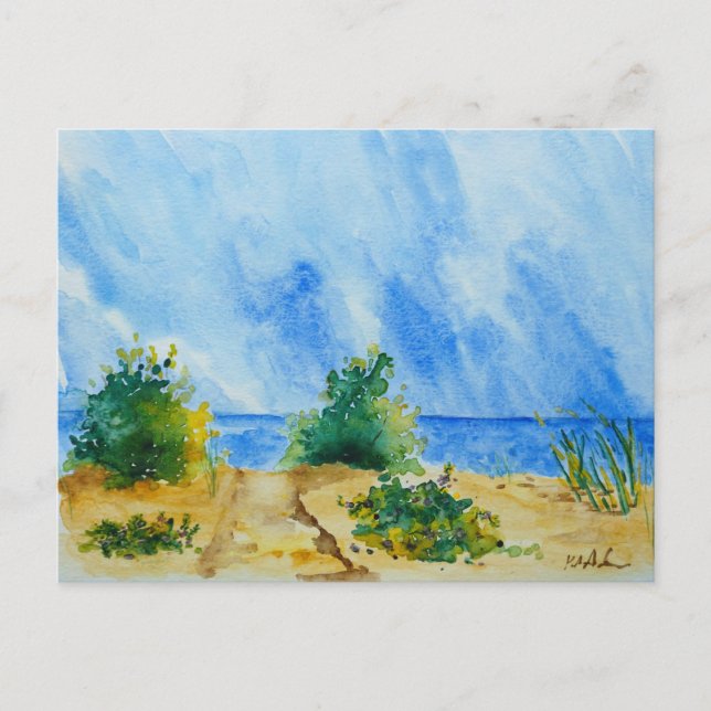 carte postale de plage (Devant)