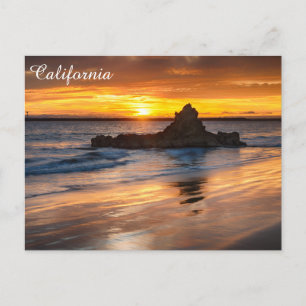 Carte postale de plage de la Californie