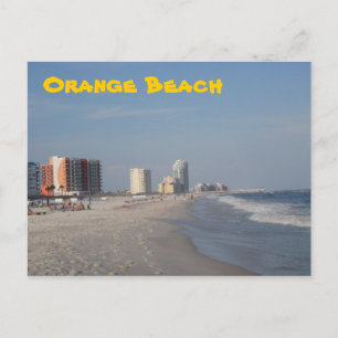Carte postale de plage d'Orange