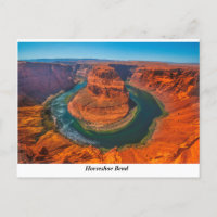 Carte postale de pliage en fer à cheval