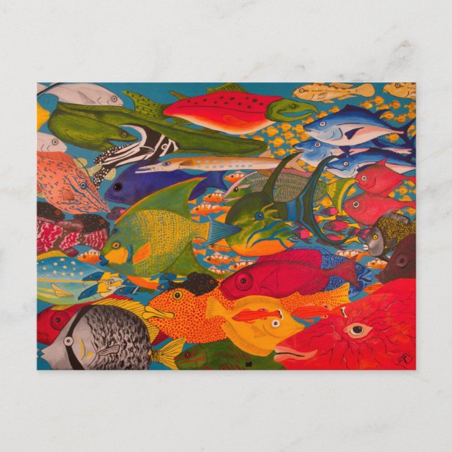 Carte postale de poisson (Devant)