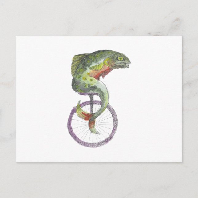 Carte postale de poisson (Devant)