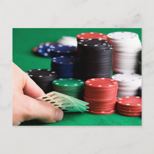 Carte postale de poker
