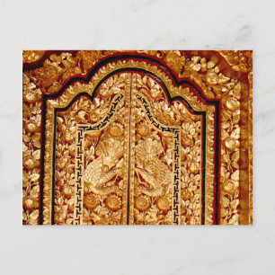 Carte postale de porte secrète