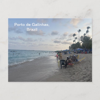 Carte postale de Porto de Galinhas, Brésil