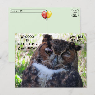 Carte postale de Postcrossing pour un anniversaire