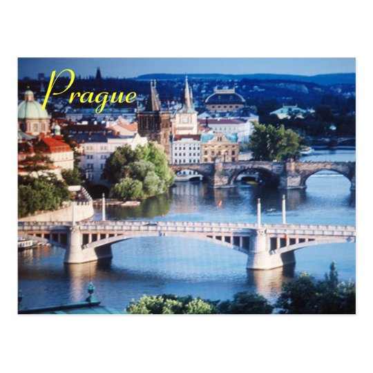 Carte postale de Prague Zazzle.fr