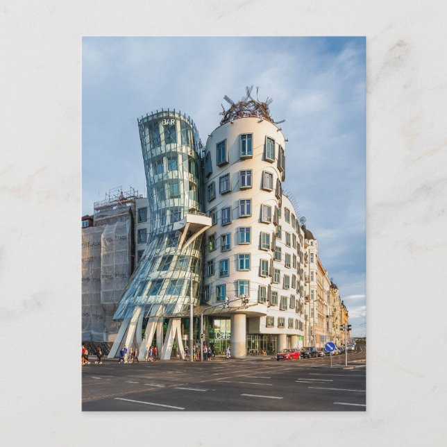 Carte postale de Prague : La Maison de la Danse (Devant)