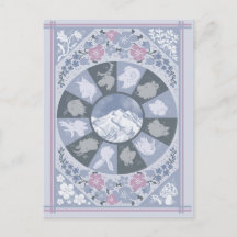 Carte postale de profil de faune