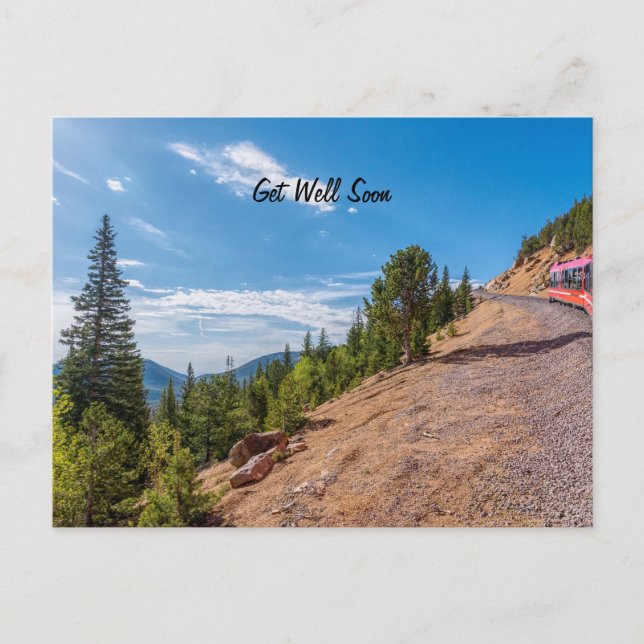 Carte postale de prompt rétablissement Pikes Peak  (Devant)