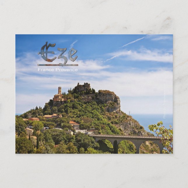 Carte postale de Provence, Eze (Devant)