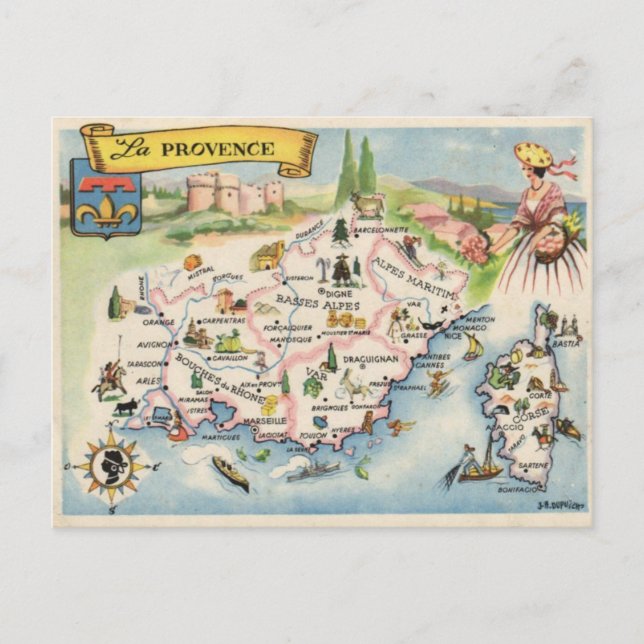Carte postale de Provence France (Devant)