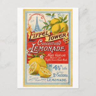 Carte postale de publicité vintage