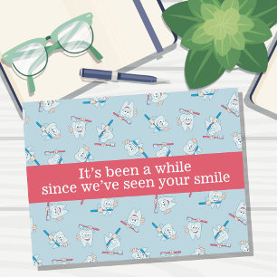 Carte postale de rappel de rendez-vous dentaire