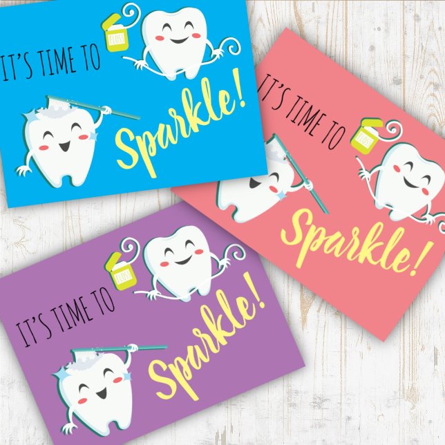 Carte postale de rappel de rendez-vous dentaire (Créateur téléchargé)