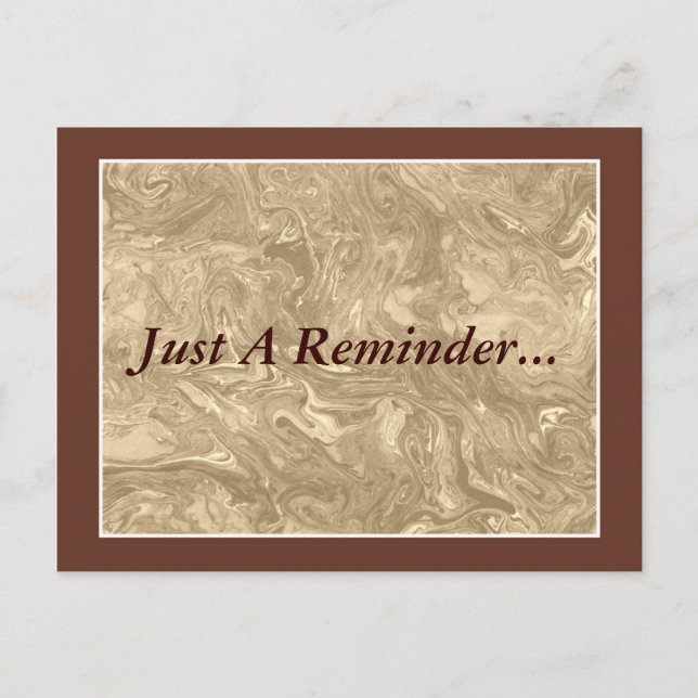 Carte postale de rappel de rendez-vous personnalis (Devant)