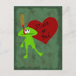 Carte postale de recette pour la Saint-Valentin :
