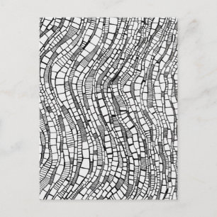 Carte postale de rectangles géométriques abstraits
