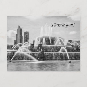 Carte postale de remerciement de Chicago Buckingha