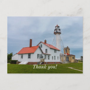Carte postale de remerciement du phare de Whitefis