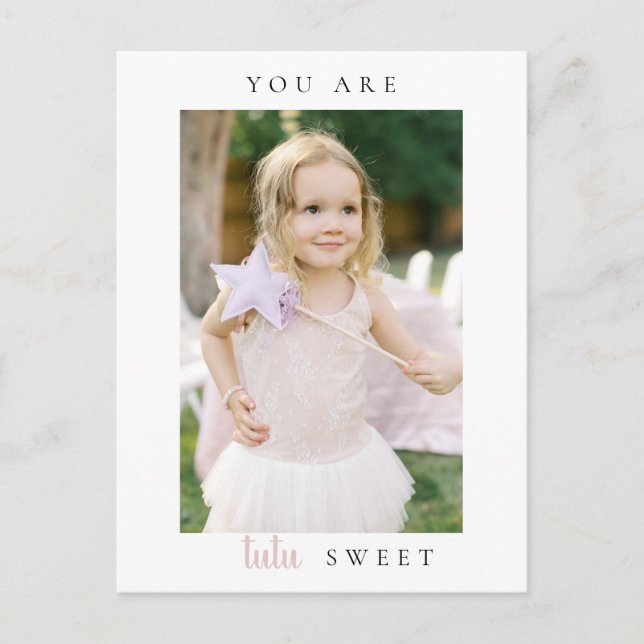 Carte postale de remerciement pour anniversaire de (Devant)