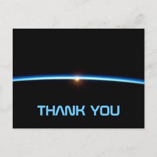 Carte postale de remerciement Thin Blue Line