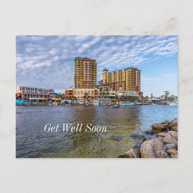 Carte postale de rétablissement Destin Harbor Boar (Devant)