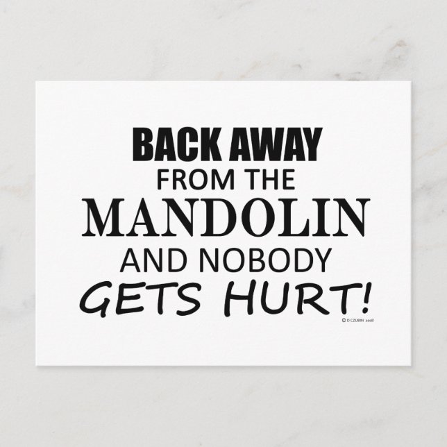 Carte Postale De Retour De La Mandoline (Devant)