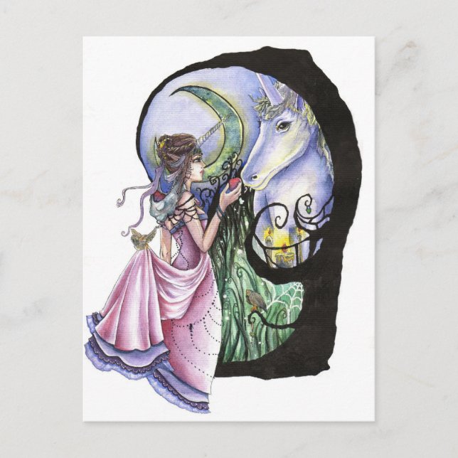 Carte postale de réunion sur la lune (Devant)