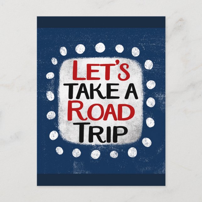 Carte postale de road trip (Devant)