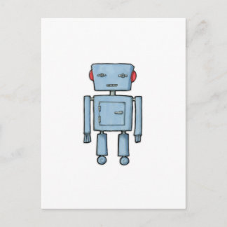 Carte postale de robot jouet