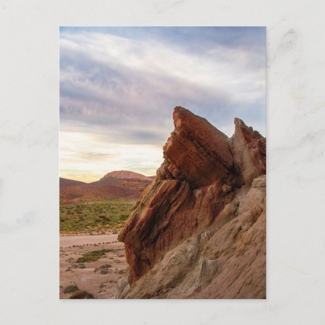 Carte postale de roche désertique | Art du paysage (Devant)