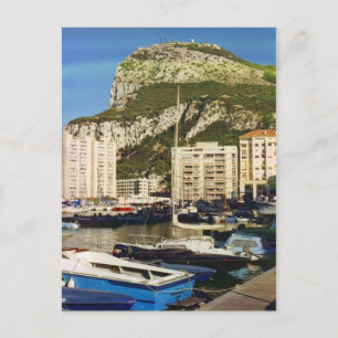 Carte postale de rocher de Gibraltar