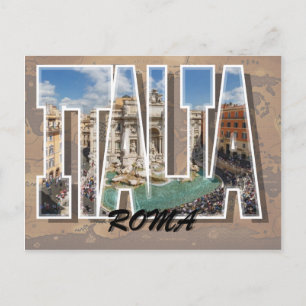 Carte postale de Rome, Italie