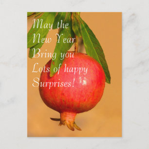 Carte postale de Rosh HaShana de grenade