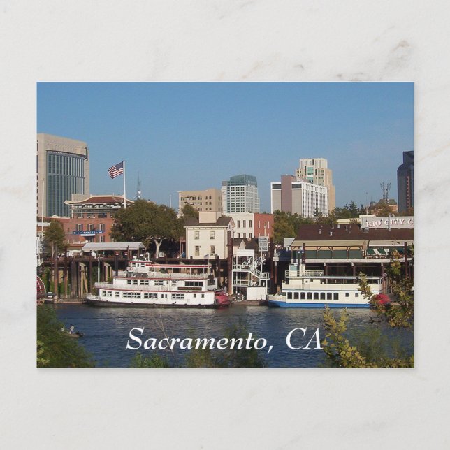 Carte postale de Sacramento, Californie (Devant)