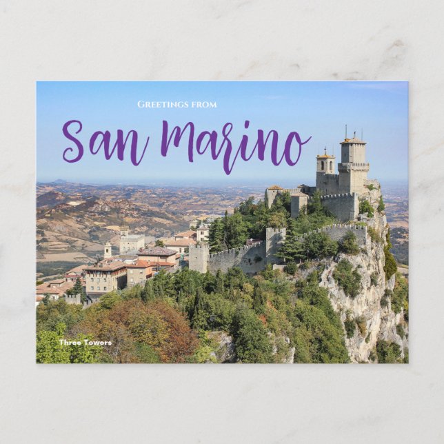 Carte postale de Saint-Marin (Devant)