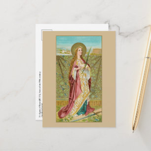 Carte postale de Sainte-Agnès de Rome (CS 01)