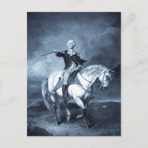 Carte postale de salut de George Washington