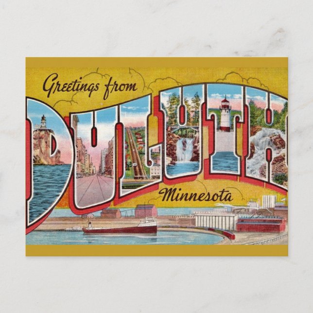 Carte postale de salutation de Duluth  (Devant)