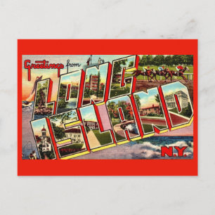 Carte postale de salutations de Long Island