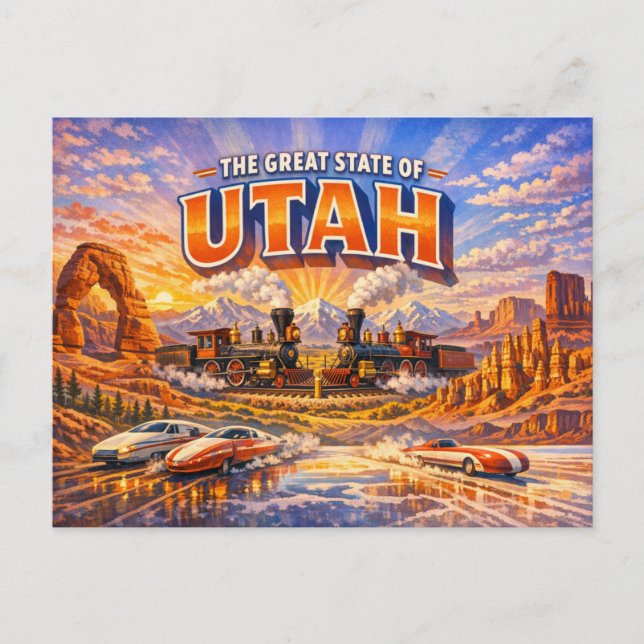 Carte postale de salutations de l'Utah  (Devant)