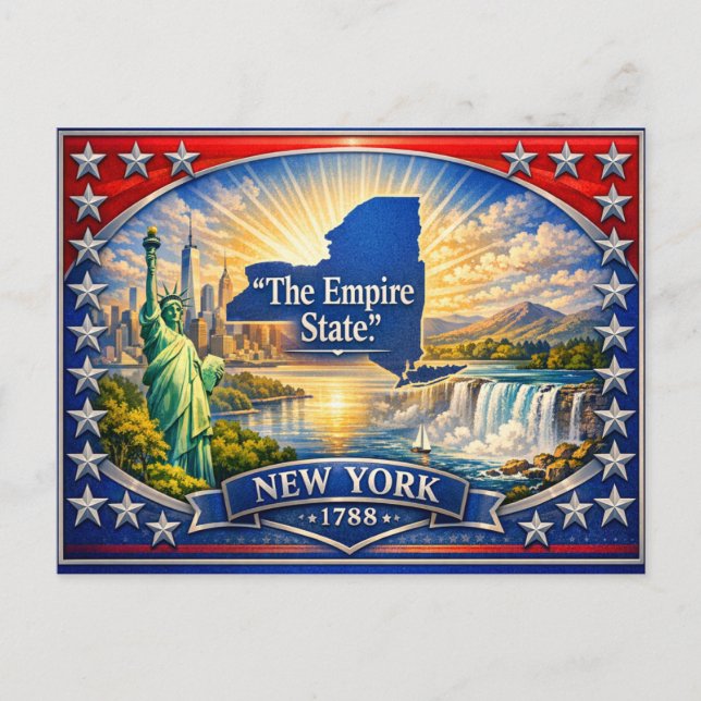 Carte postale de salutations de New York  (Devant)