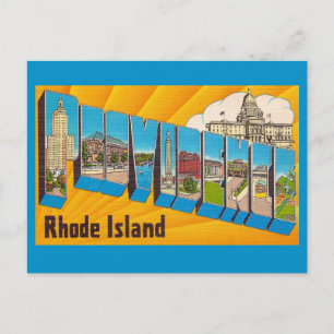 Carte postale de salutations de Providence RI