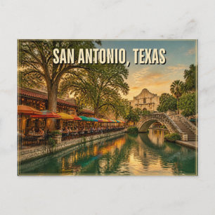 Carte postale de San Antonio Texas