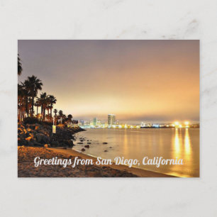 Carte postale de San Diego, Californie